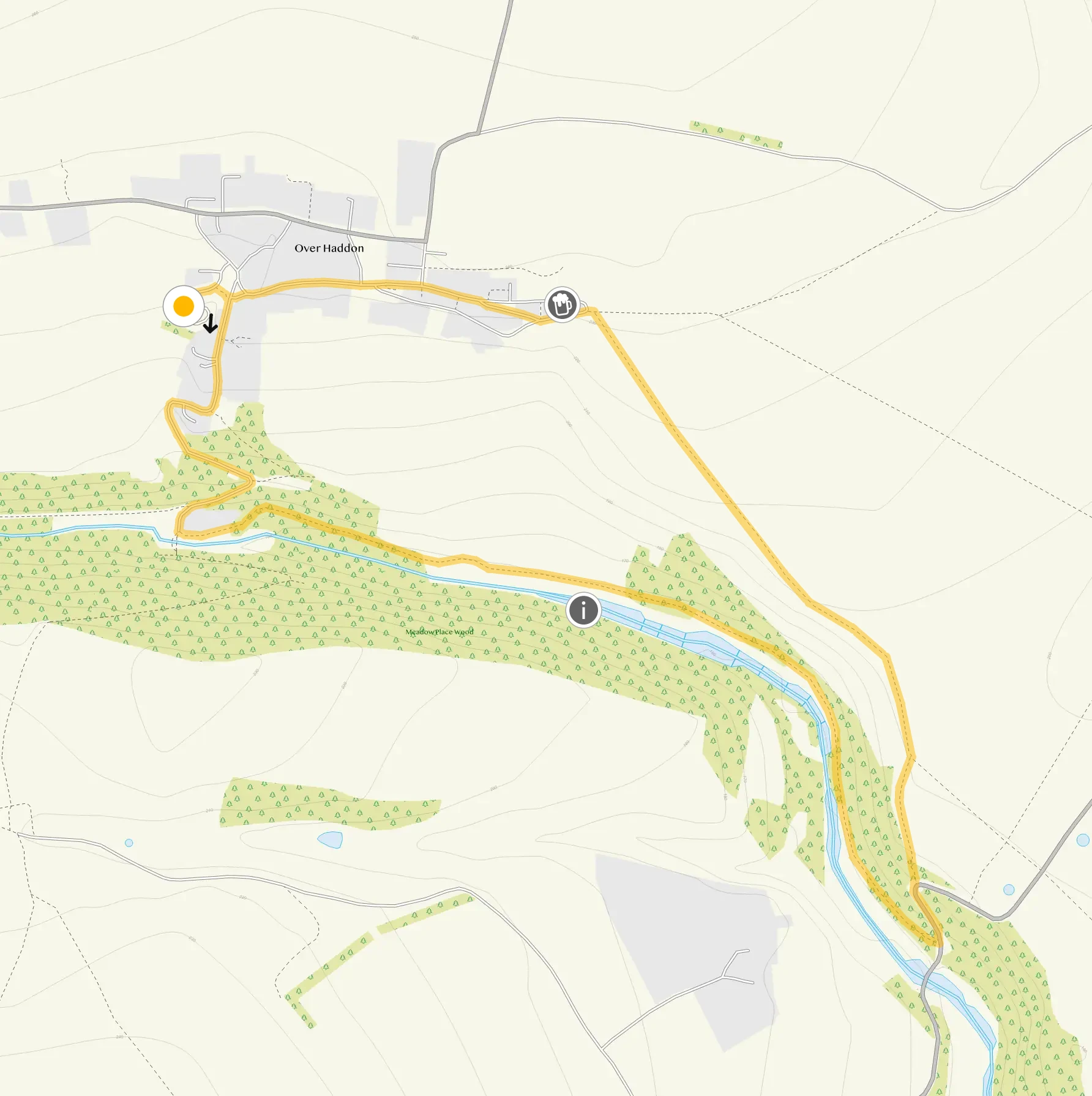 Maps With Rout Lathkill Dale Walks & Route Maps — Local Walks